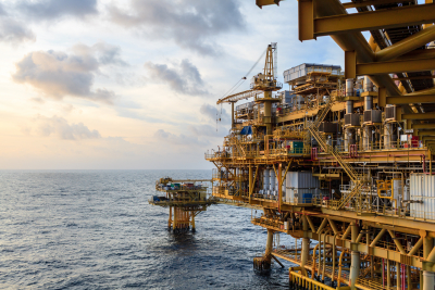 Offshore oil and Gas central processing platform